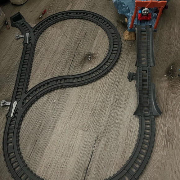 THOMAS THE TRAIN Blue and Black Toy Train Track Set for Endless Fun - Picture 1 of 4
